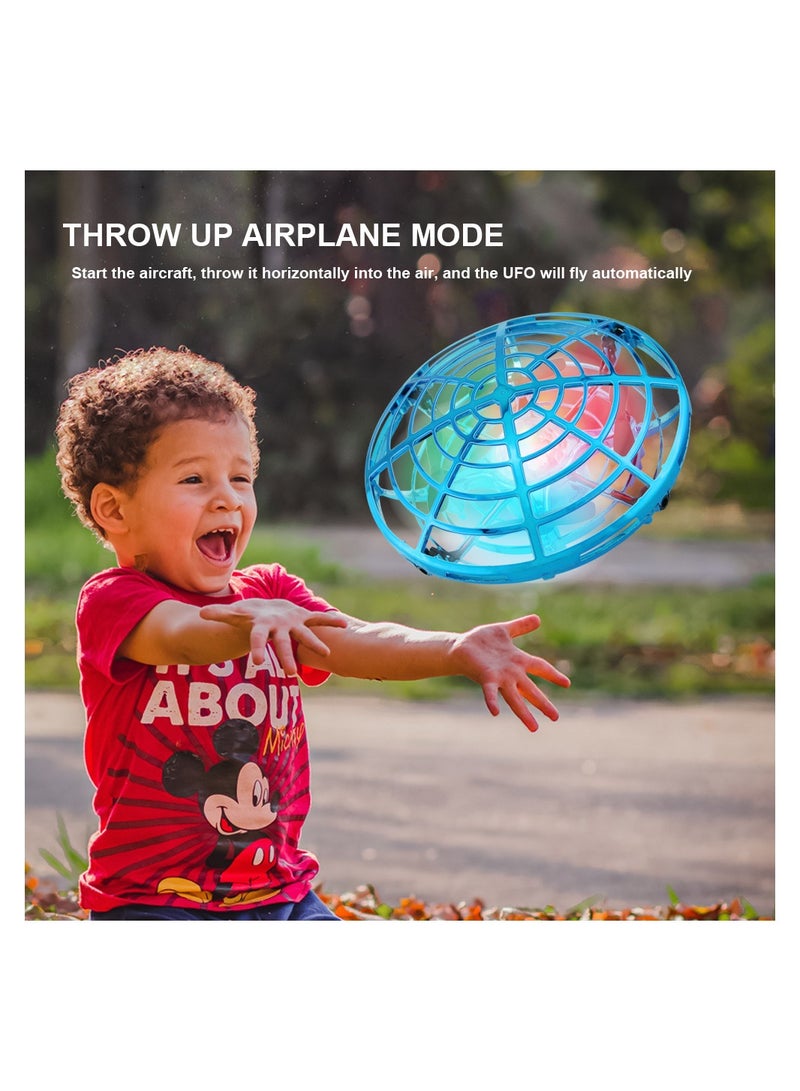 هوديوس طائرة درون موجه عن بعد للأطفال، طائرة يوفو مصغرة، لعبة طائرة طائرة رائعة، هدايا لعيد الميلاد أو المناسبات للأطفال مع 5 أجهزة استشعار لتجنب العقبات، 3 أوضاع سرعة، رحلة ثابتة، دوران 360 درجة. - Image 4